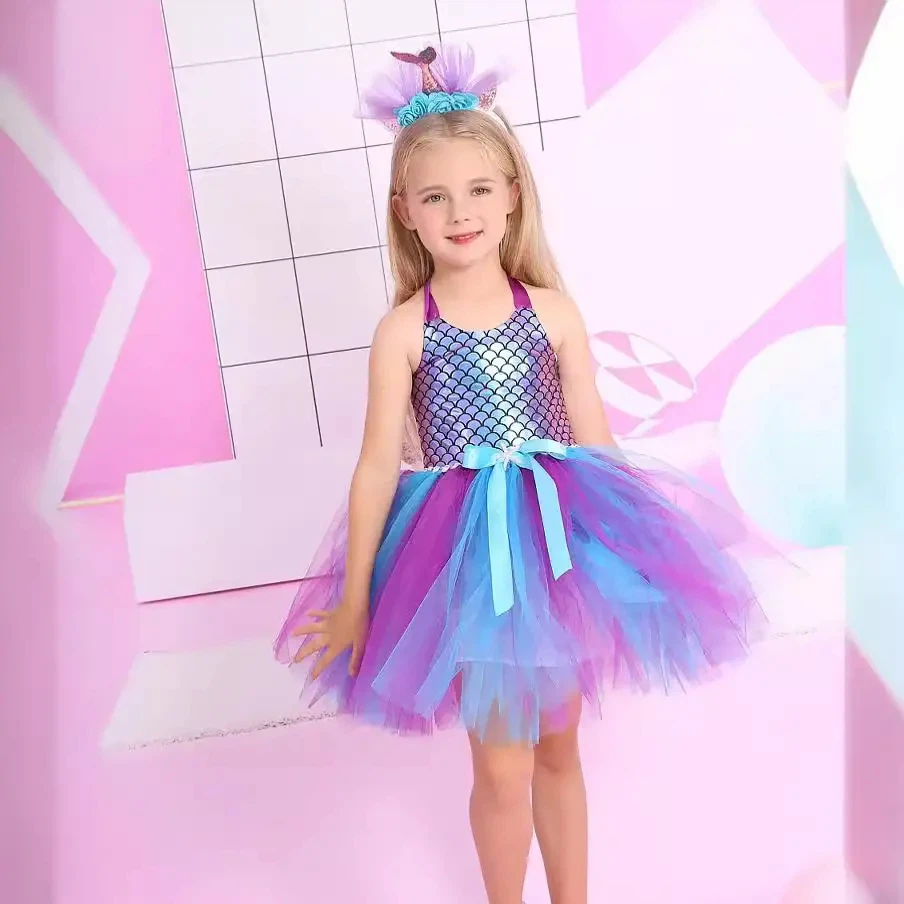 Mermaid princess dress6